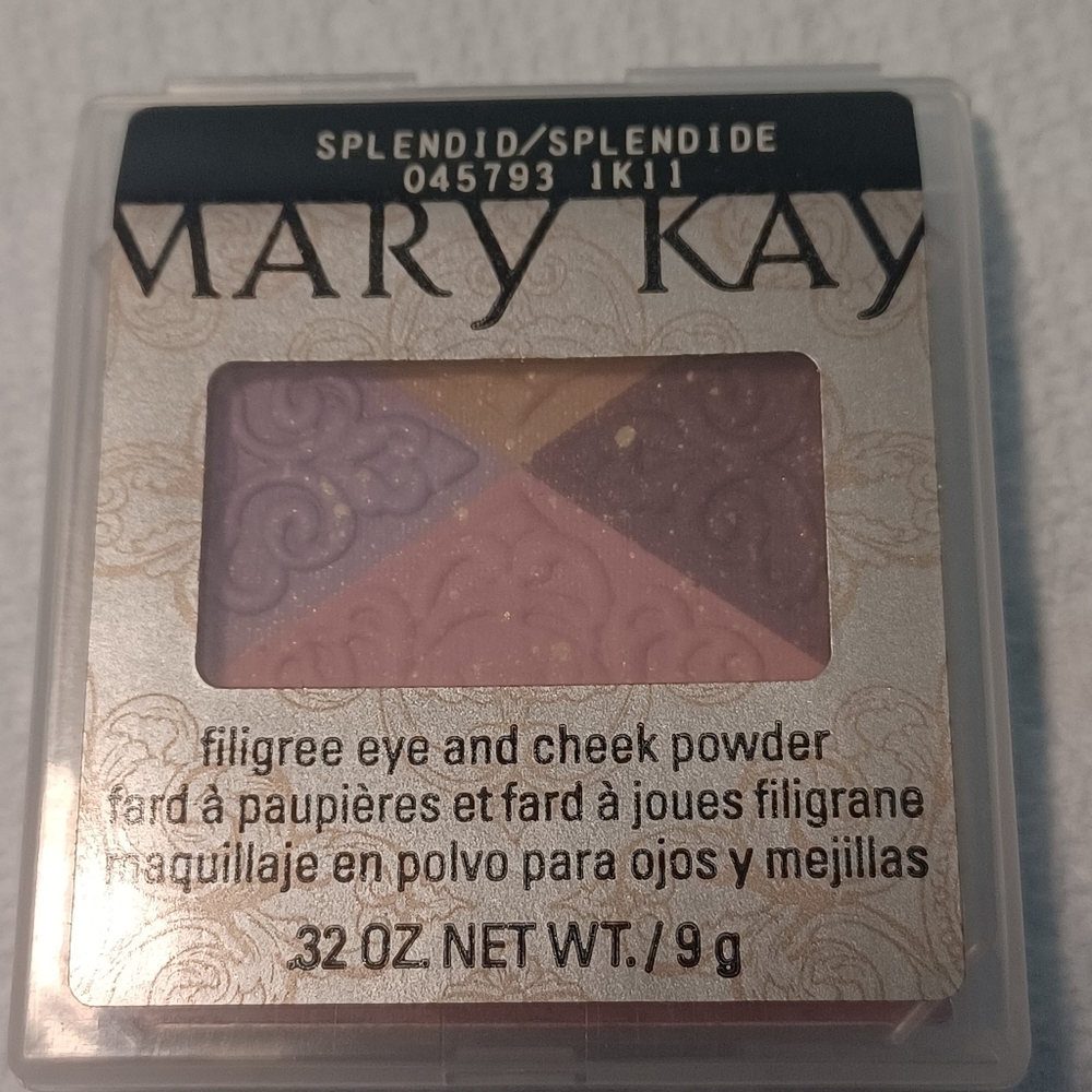 Mary Kay Filigree Eye and Cheek Powder - Splendid - New